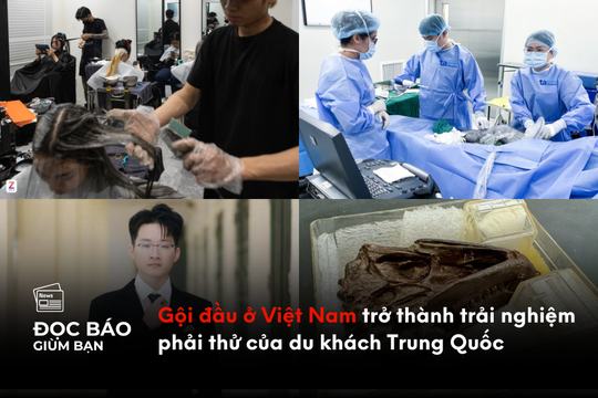 Gội đầu ở Việt Nam là trải nghiệm phải thử của du khách Trung Quốc