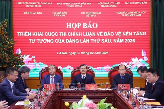 Phát động Cuộc thi chính luận về bảo vệ nền tảng tư tưởng của Đảng lần thứ Sáu, năm 2026