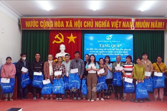 Thiết thực chăm lo Tết cho người lao động, gia đình có hoàn cảnh khó khăn