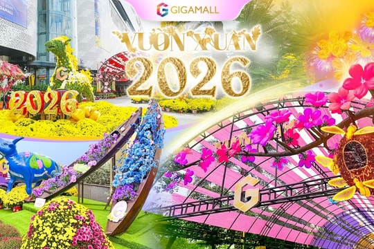 Hi Tech Hi Tết Gigamall 2026 - Đường hoa Tết Công Nghệ đầu tiên tại TP HCM