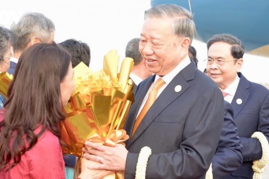 Tổng Bí thư Tô Lâm đến Phnom Penh, bắt đầu chuyến thăm cấp Nhà nước Campuchia