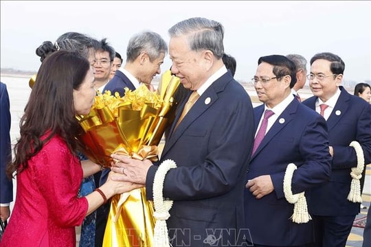 Tổng Bí thư Tô Lâm bắt đầu chuyến thăm cấp Nhà nước tới Vương quốc Campuchia