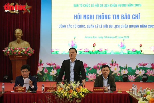 Nhiều đổi mới trong Lễ hội Du lịch Chùa Hương năm 2026