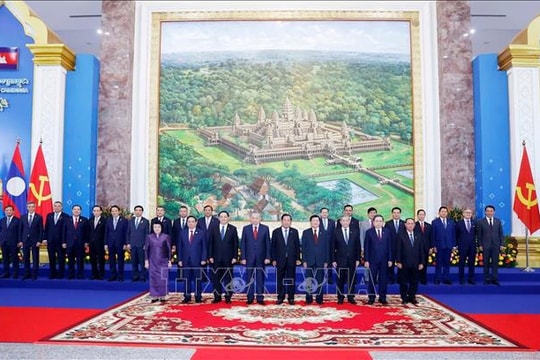 Tổng Bí thư Tô Lâm đồng chủ trì Cuộc gặp giữa Người đứng đầu ba Đảng Việt Nam - Campuchia – Lào