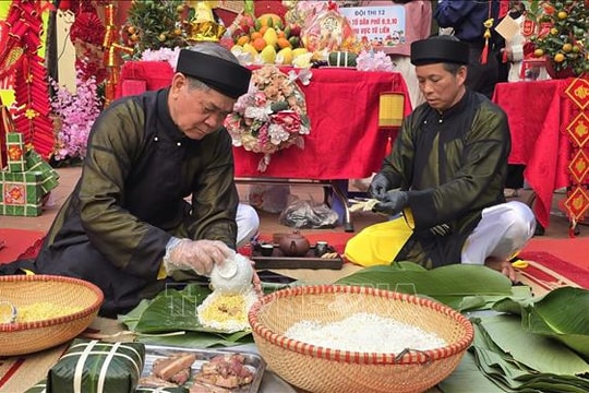Ngày hội gói bánh chưng: Tôn vinh, gìn giữ nét đẹp Tết cổ truyền