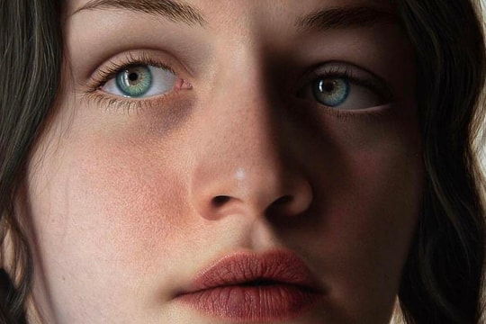 Chân dung phái đẹp trong loạt tranh cực thực