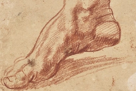 Tranh vẽ bàn chân trị giá 27 triệu USD