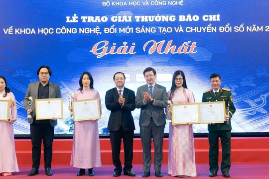 Bộ Khoa học và Công nghệ vinh danh 22 tác phẩm báo chí