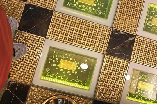 Khách sạn gỡ 79 kg vàng lát sàn đem bán