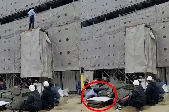 Diễn viên gặp nạn khi đóng thế cảnh rơi trên không