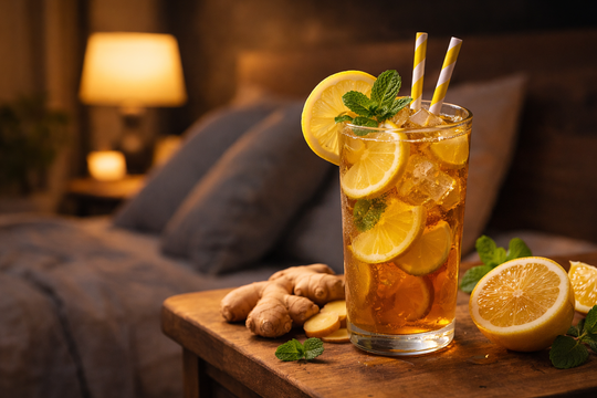 Điều gì xảy ra nếu uống trà chanh gừng trước khi ngủ?