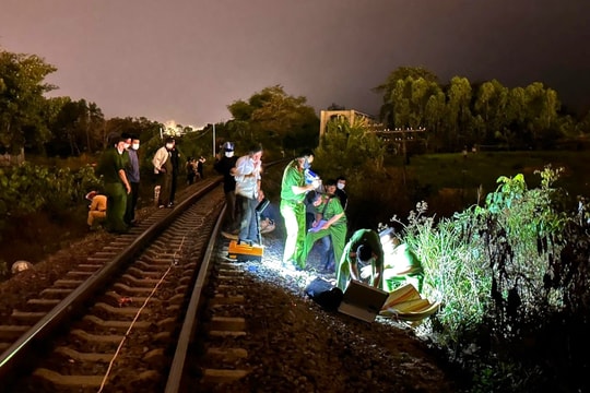 Nhân viên tuần đường bị tàu hỏa tông tử vong