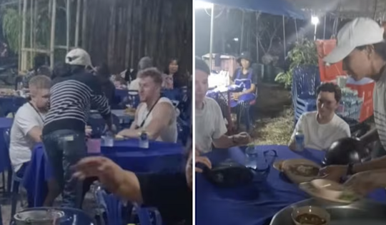 Đi qua đám tang, khách Tây tưởng nhà hàng chạy vào gọi đồ và cái kết bất ngờ