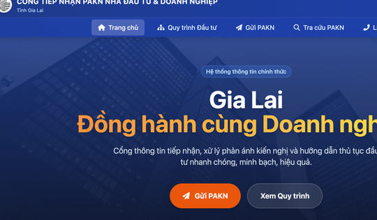 Gia Lai mở cổng tiếp nhận kiến nghị, yêu cầu xử lý phản ánh của doanh nghiệp trong 2 ngày