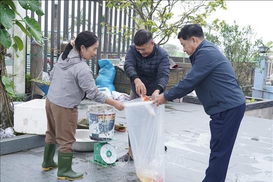 Làng nuôi cá chép đỏ Ninh Châu hối hả 'đón' ngày 23 tháng Chạp