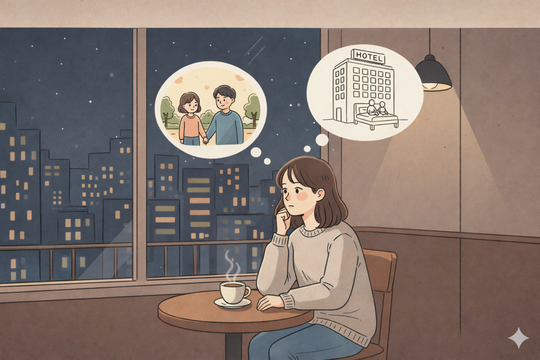 Bạn trai không đưa em đi ăn đi chơi, cứ gặp là thân mật