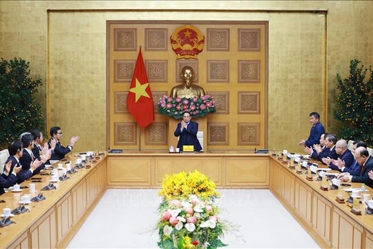 Thủ tướng tiếp Đoàn các tổ chức, doanh nghiệp Nhật Bản