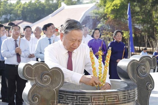 Tổng Bí thư Tô Lâm dâng hương tại Tây Ninh và TP Hồ Chí Minh