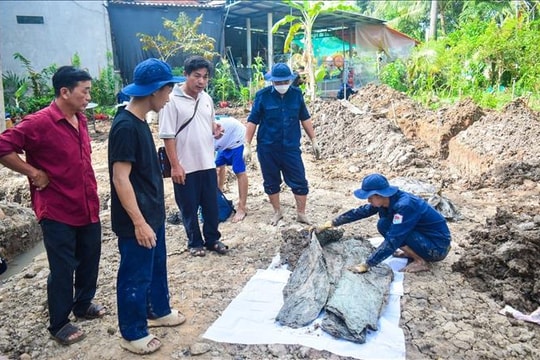 Đồng Tháp: Đội K91 tìm thấy, quy tập 16 hài cốt liệt sĩ tại xã Phú Hựu
