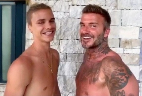 Romeo Beckham mỉa mai anh trai?