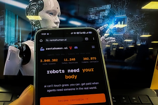 Website cho phép AI 'thuê' con người