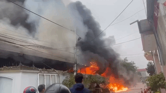 Cháy nhà tình thương ở Bắc Ninh