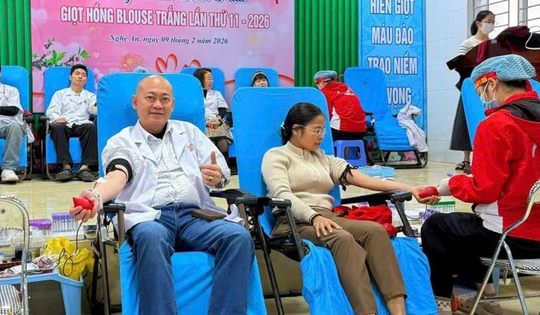 Bổ sung nguồn máu dự trữ phục vụ cấp cứu dịp Tết Bính Ngọ