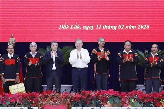 Tổng Bí thư Tô Lâm: Đắk Lắk phải xác lập vai trò đầu mối kết nối Tây Nguyên với Duyên hải Nam Trung Bộ