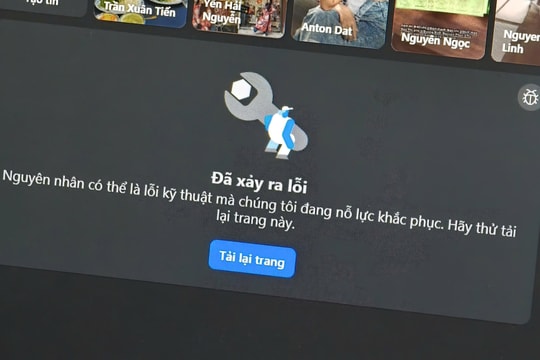 Facebook hoạt động chập chờn