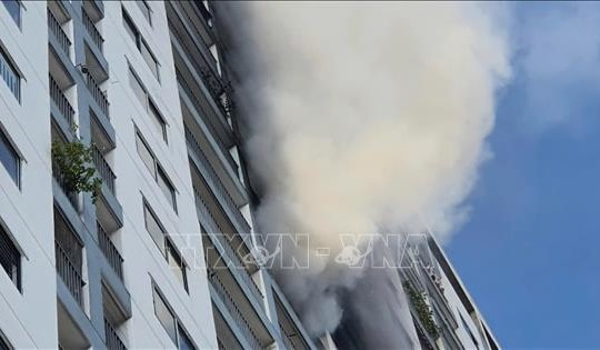 Cháy căn hộ chung cư tại phường Nam Nha Trang, 2 người tử vong