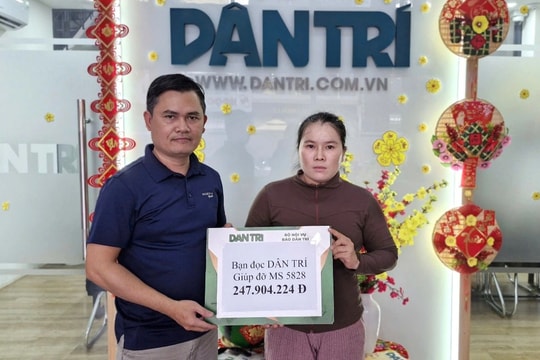 Bạn đọc Dân trí hỗ trợ bé Thiên Phúc gần 248 triệu đồng