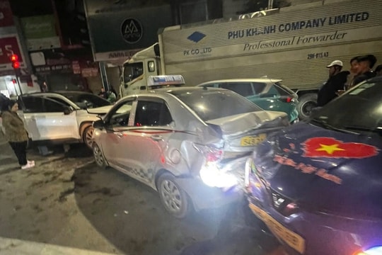 Nữ tài xế gây tai nạn liên hoàn