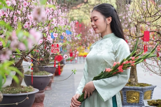 Du khách choáng ngợp không gian xuân Hà Nội