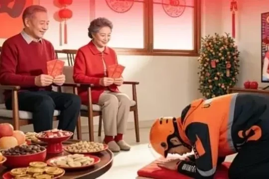 Tranh cãi dịch vụ thuê người lạ chúc Tết cha mẹ