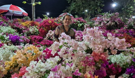 Điều đặc biệt ở chợ hoa Tết Bình Điền rộng 1,2 ha, người bán lẫn người mua đều thích