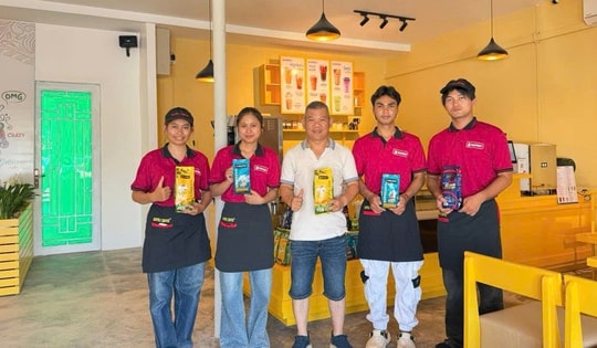 Napoly Coffee khai trương quán cà phê nhượng quyền đầu tiên tại Campuchia