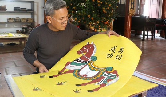 Hình tượng con ngựa trên tranh dân gian Đông Hồ