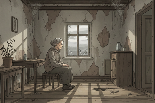 Mẹ có chục tỷ nhưng vẫn ở căn nhà xuống cấp, cũ kỹ