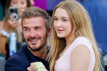 Con gái 14 tuổi của Beckham gây chú ý