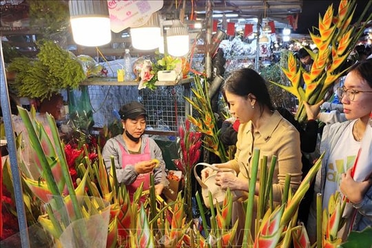 Đi chợ hoa đêm để được 'chạm' vào Tết