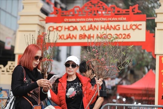 Chợ hoa Xuân phố cổ 2026 thu hút hơn 30.000 lượt khách mua sắm