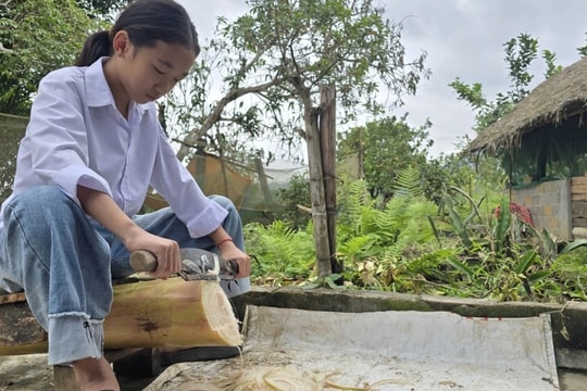 Bé gái mồ côi: “Tết này con ước Trời đừng làm mưa, nhà có bánh chưng”