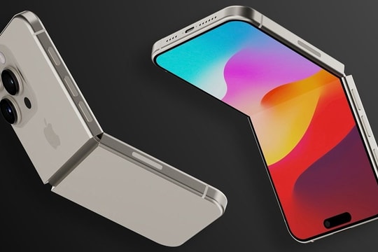 Apple có thể đang thử nghiệm iPhone gập vỏ sò