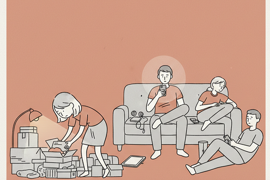 Cuộc sống khốn khó lại phải nuôi thêm 3 người họ hàng