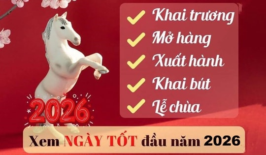 Chi tiết ngày, giờ 'vàng' để khai xuân, mở hàng, xuất hành đầu năm 2026