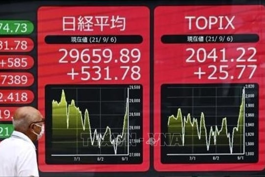 Chỉ số Nikkei 225 giảm theo biến động của thị trường trái phiếu