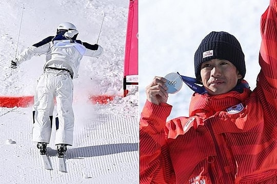 VĐV trượt giật lùi về đích vẫn giành huy chương Olympic