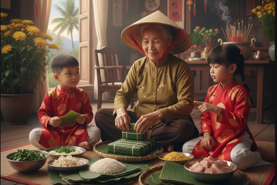 Nhớ mùi Tết của mạ