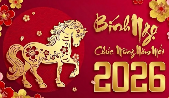 Những mẫu thiệp chúc Tết Bính Ngọ 2026 đẹp nhất