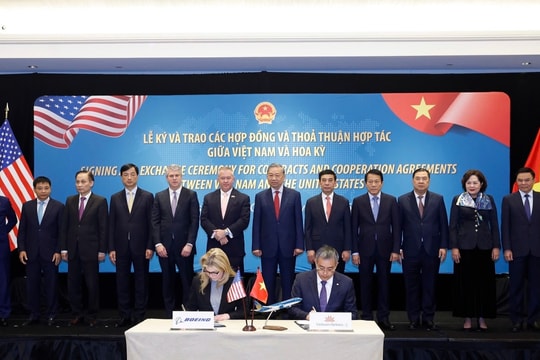 Hàng không Việt ký hợp đồng mua tàu bay Boeing hơn 30 tỷ USD